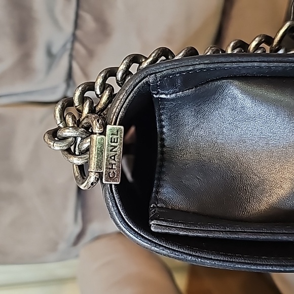 Authentic Chanel Medium Boy Flap - Picture 8 of 9